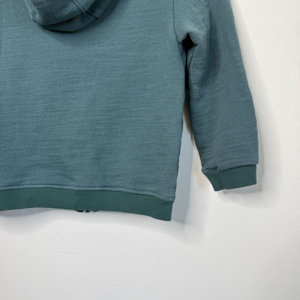Me & Henry Kids 6/7 Years Teal Blue Dog Logo Zip Up Hoodie Jacket Outdoor Play - Picture 9 of 11